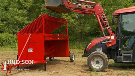 skid steer work hudson|hudson 8m dirt screener.